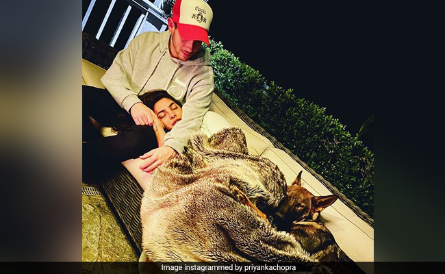 निक जोनास की गोद में सिर रखकर सोती नजर आईं प्रियंका चोपड़ा, फोटो हुई वायरल