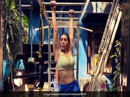 Kim Sharma's Access To An Outdoor Gym Is Thanks To This Friend Kim Sharma's Access To An Outdoor Gym Is Thanks To This Friend