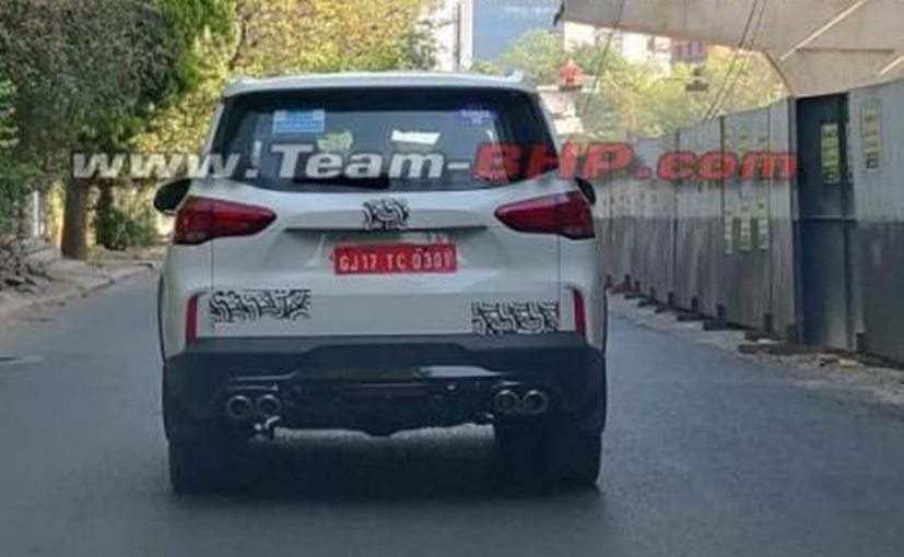 MG Gloster Spotted With A Sportier Rear Diffuser and Quad Exhaust