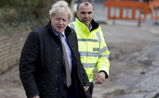 Watch: British PM Boris Johnson Heckled On Visit To Flooded London Areas