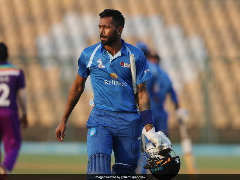 Hardik Pandya Keeps Up Scintillating Form With 55-Ball 158 In DY Patil T20 Cup