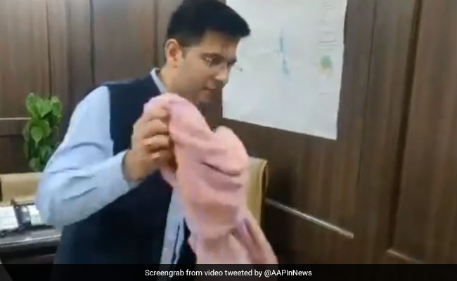Why AAP's Raghav Chadha Removed Towel From Chair After Assuming Office