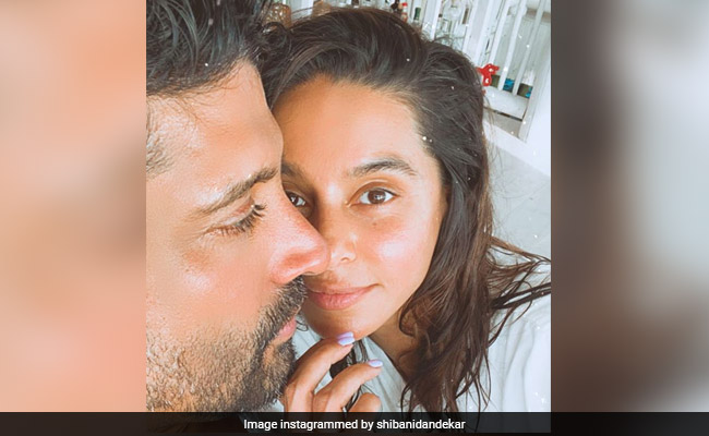 Farhan Akhtar "Didn't Get The Social Distancing Memo." See Shibani Dandekar's Post
