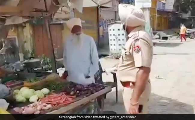 लॉकडाउन के दौरान सड़क पर खड़ा था सब्जी का ठेला, पंजाब पुलिस ने किया कुछ ऐसा, सीएम बोले- 'बहुत सही...' देखें Video