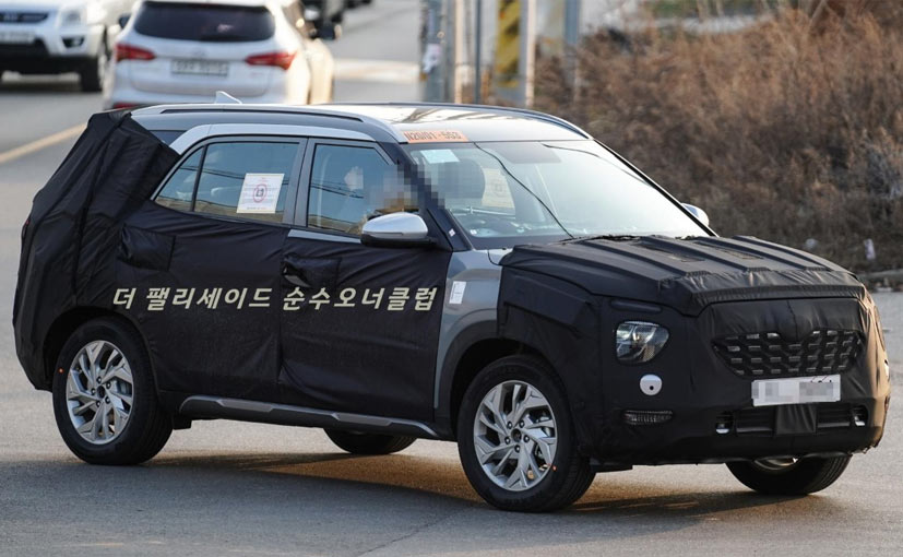 Hyundai Creta Seven-Seater SUV Spied In South Korea