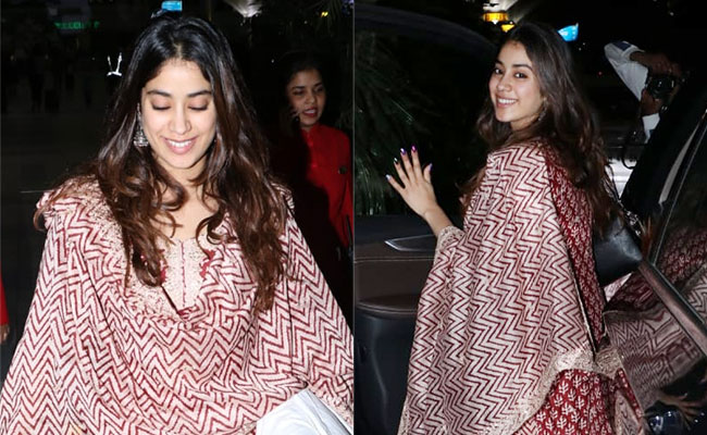 Janhvi Kapoor In A Block Printed Suit Is Giving Us Ethnic Inspiration