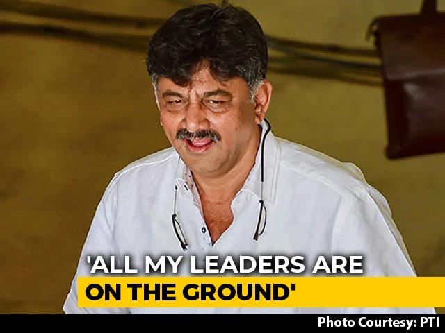 "Most Will Return": DK Shivakumar Says In Touch With Rebel Congress MLAs