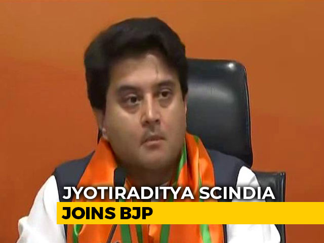 Rich Praise For PM Modi From Jyotiraditya Scindia As He Joins BJP