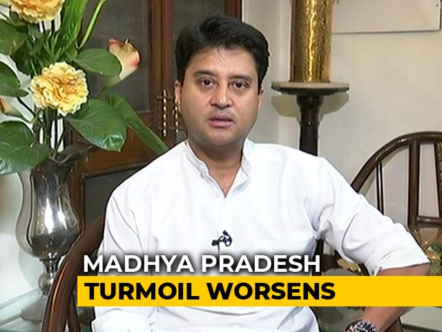 Congress Sweats As Jyotiraditya Scindia Flies MLAs To Bengaluru