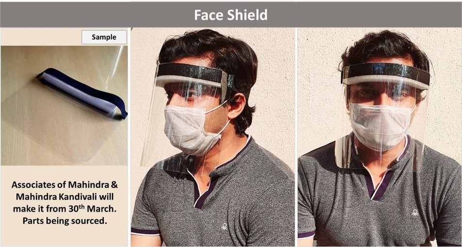 Mahindra Supplies 80,000 Face Shields To Medical Staff All Over India