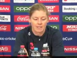 Womens T20 WC SemiFinal 1:  मैच 'धुलने' पर इंग्लैंड की कप्तान हीथर निराश, कहा-रिजर्व डे रहता तो अच्छा होता Womens T20 WC SemiFinal 1:  मैच 'धुलने' पर इंग्लैंड की कप्तान हीथर निराश, कहा-रिजर्व डे रहता तो अच्छा होता