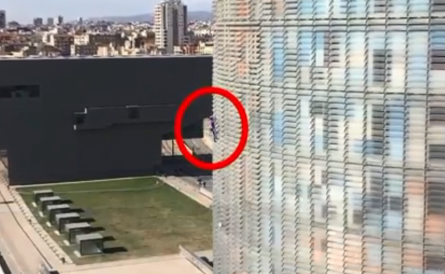 Watch: French 'Spiderman' Climbs 475-Foot Tower In Just 25 Minutes