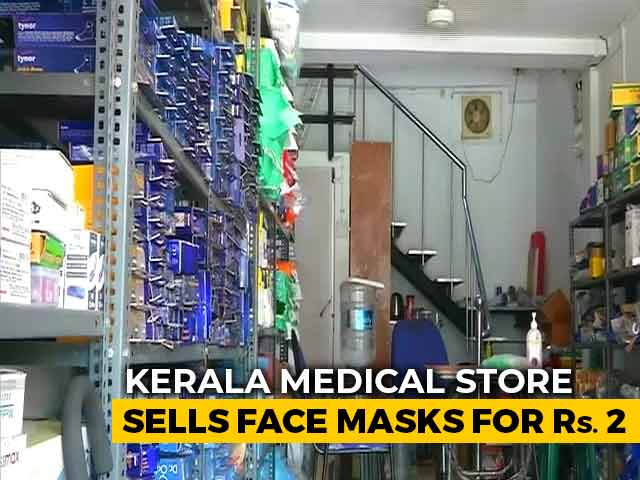Kerala Medical Store Sells Face Masks For Rs 2 Amid Coronavirus Scare