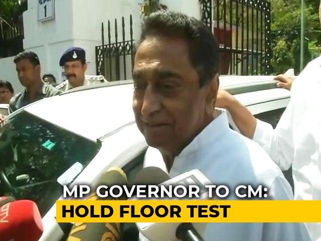Suspense Over Madhya Pradesh Floor Test For Kamal Nath