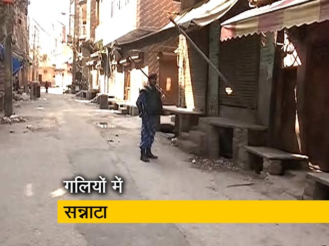 हिंसा के बाद दिल्ली के शिव विहार इलाके में पसरा सन्नाटा