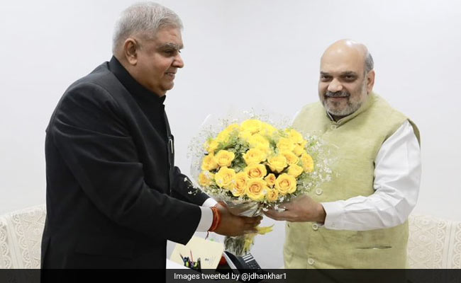 Bengal Governor Meets Amit Shah Over ''Serious'' Governance Concerns