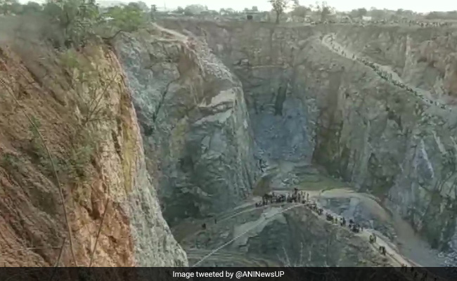 2 Labourers Killed, 3 Feared Trapped In Stone Quarry In Uttar Pradesh