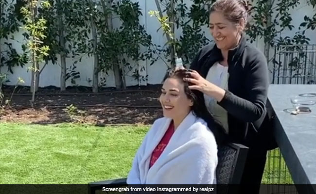 <i>Champi</i> Again In Preity Zinta's Home. This Time, She Gets One From Her Mom