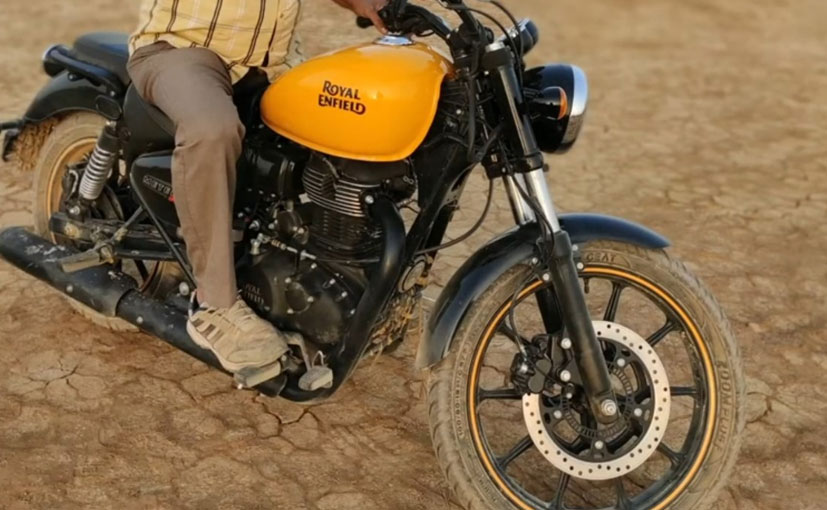 Royal Enfield Meteor 350 Spied Undisguised; Confirms New Nameplate