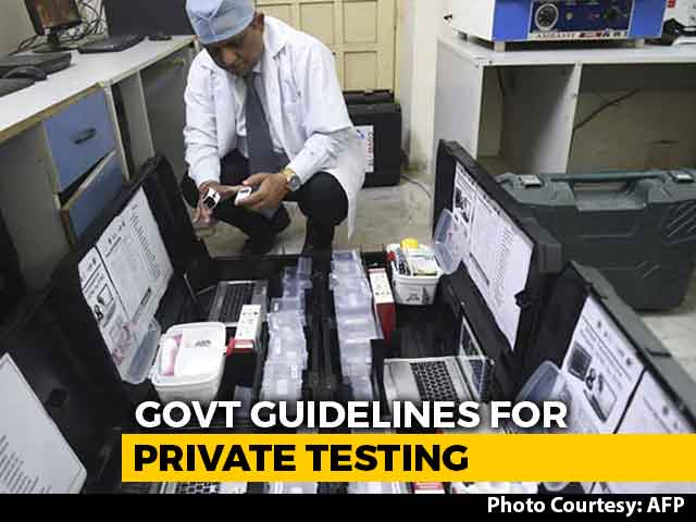 COVID-19 Test Should Not Cost More Than Rs 4,500: Centre To Private Labs