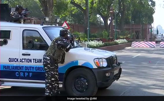 Parliament Security Gets Into Brief Alert After MP's Car Hits Barrier