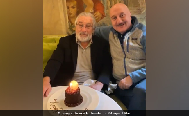 Anupam Kher Celebrates Birthday With Robert De Niro In New York "Third Year In A Row"
