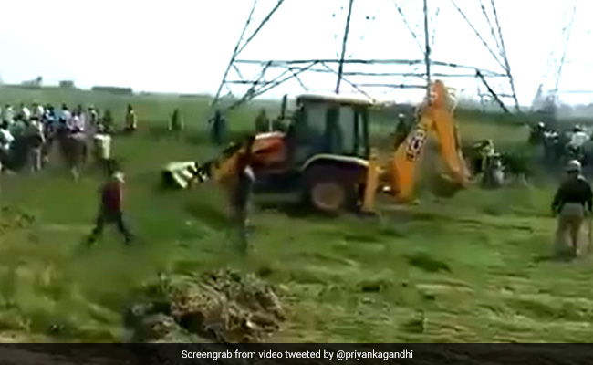 UP Officials Crush Crops Amid Protests By Farmers. Priyanka Gandhi Tweets