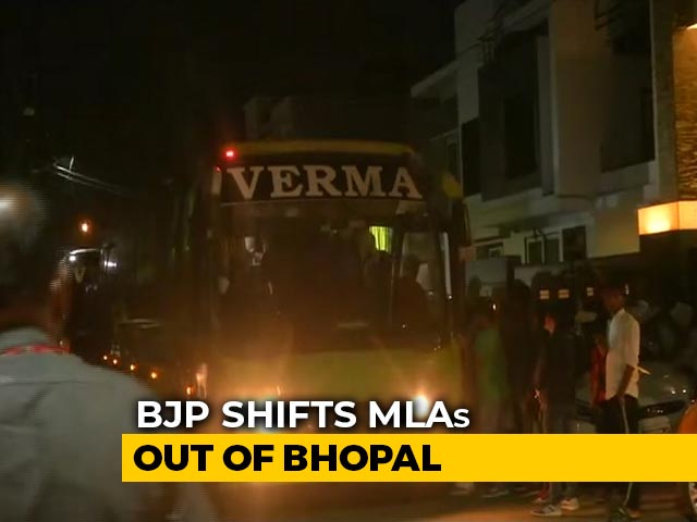 Amid Crisis In Kamal Nath Government, BJP, Congress Guard Flock