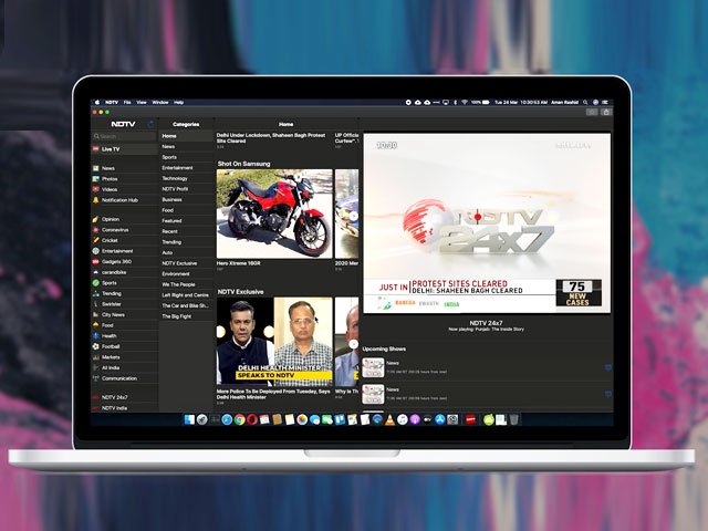 NDTV App Now Available For Mac Users-First News App From India