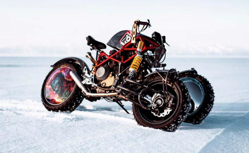 Ducati Hypermotard Based Futuristic Ice Racer Revealed