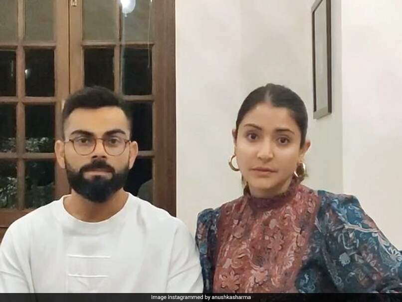 Coronavirus Virat Kohli Anushka Sharma Urge People To Stay Home And Stay Healthy Watch Video Cricket News On valentine's day, new mom anushka sharma shared an adorable photo with husband virat kohli, which she later revealed to be a posed sunset photo. virat kohli anushka sharma urge people