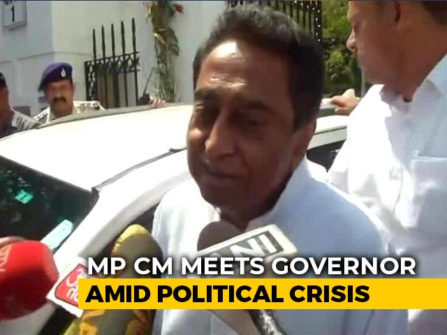 Kamal Nath Discusses Floor Test With Governor Amid Madhya Pradesh Crisis