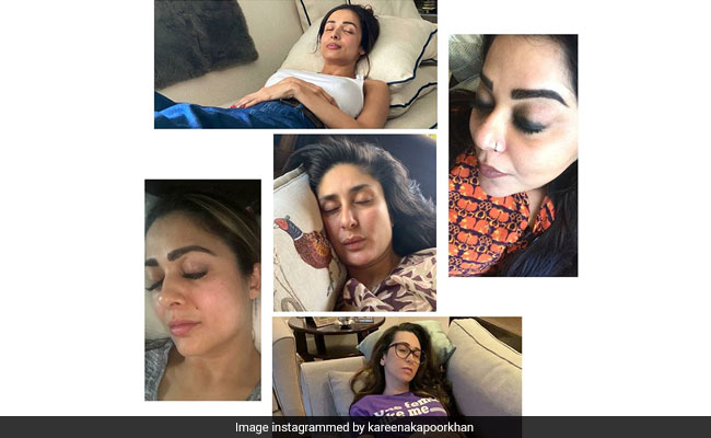 <I>Jab</i> They Slept: Kareena Kapoor Napping With Karisma And Besties Is All Sorts Of Goals