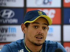 De Kock Not Playing vs WI "Due To His Stand On The BLM Movement": Karthik