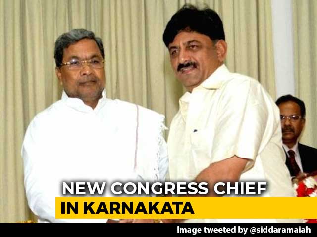 DK Shivakumar Is Karnataka Congress Chief, "Congrats", Says Siddaramaiah