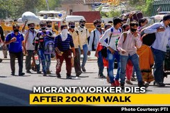 Walking Home From Delhi For Over 200 km, Delivery Agent Dies On Highway Walking Home From Delhi For Over 200 km, Delivery Agent Dies On Highway