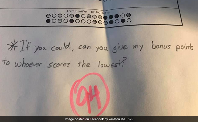 Twitter Impressed By Student's Unusual Request On Test Paper