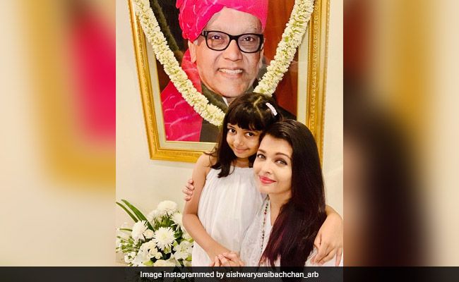 Aishwarya Rai Bachchan And Daughter Aaradhya Remember Krishnaraj Rai On His Death Anniversary