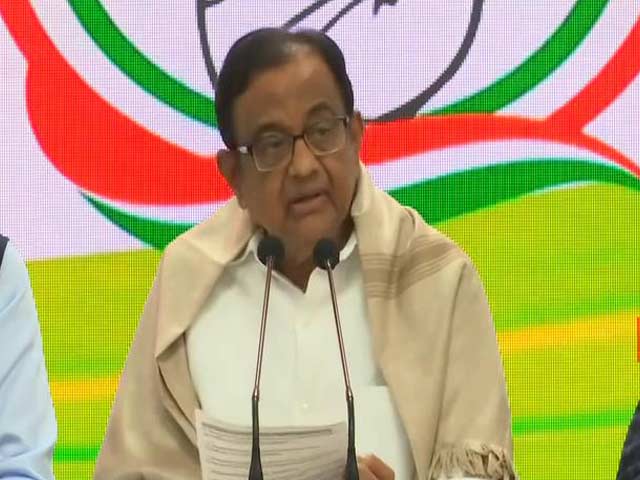 Markets Declining Due To Yes Bank, Says P Chidambaram