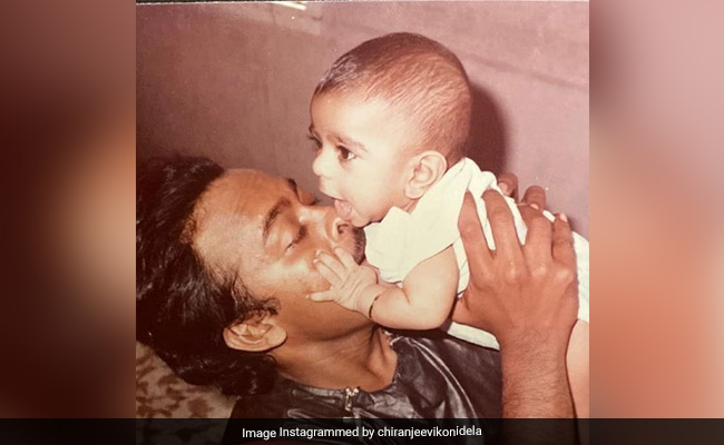 Pic Of Chiranjeevi And Baby Ram Charan Comes With A Story About <I>RRR</I> Actor's Birthday