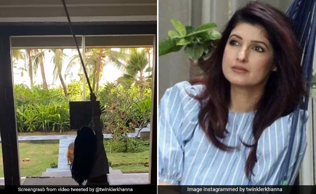 ट्विंकल खन्ना की बेटी ने छज्जे पर फेंकी चप्पल, तो एक्ट्रेस बोलीं- भगवान इनसे हमें बचाए...देखें Video