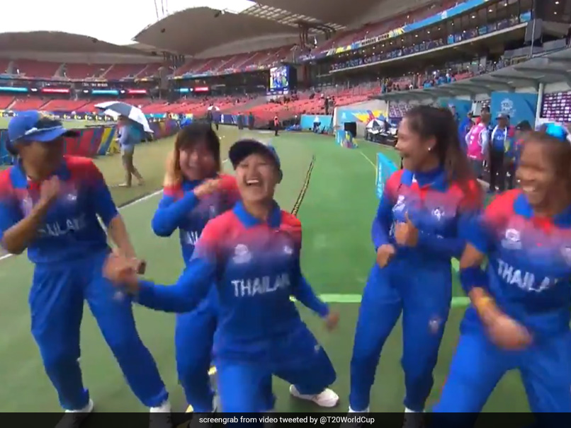 Watch: Thailand Women Cricketers Break Into Impromptu Dance During Rain Break In Women's T20 World Cup