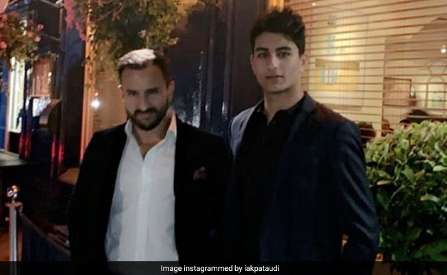 इब्राहिम अली खान ने पापा सैफ अली खान संग शेयर की Photo, बोले- ओल्ड मैन...