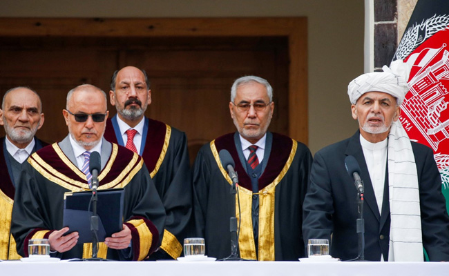 Multiple Explosions Heard During Afghan President Ashraf Ghani's Oath Ceremony
