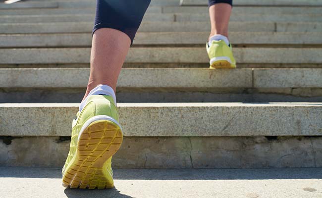 Heart: Taking stairs is a quick and accessible way to increase your daily workout