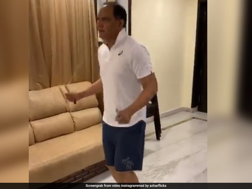 "Be Home And Safe" Mohammad Azharuddin Shares Video Of Workout