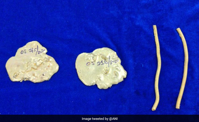 1.5 Kg Gold, USD 7300 Seized In Separate Cases At Chennai Airport