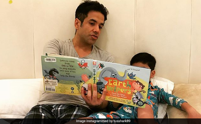 How Tusshar Kapoor And Son Laksshya Are "Making A Small Change For Our Planet"