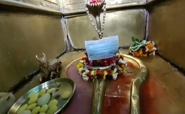 Priest At Varanasi Temple Puts Face Masks On Idols Amid Coronavirus Scare