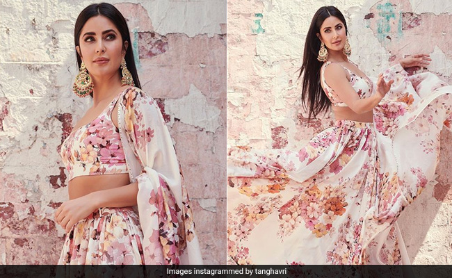 Katrina Kaif In A Floral <i>Lehenga</i> Is The Spring Trend We Love